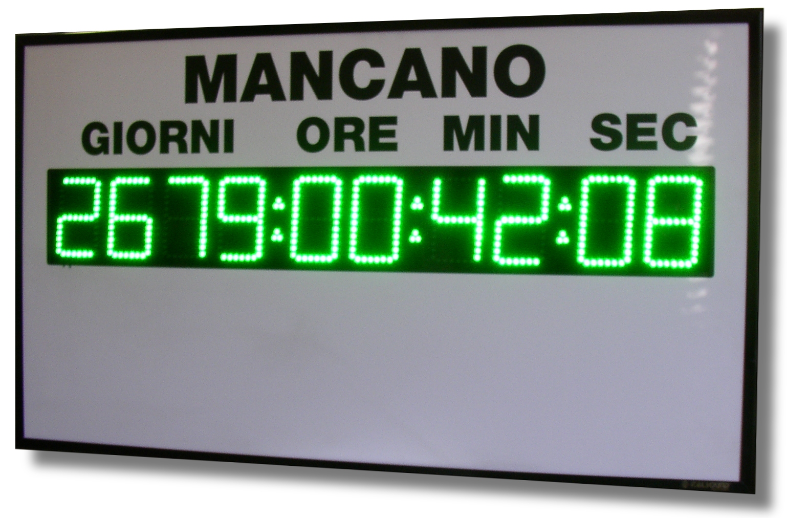 Timer a LED per sport, industria ed altri utilizzi