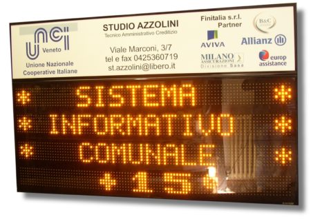 Pannelli informativi per comuni