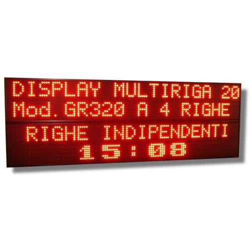 Display Informativi Multiriga e Grafici